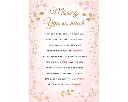 C75 MISSING YOU HEARTFELT WISHES 6S