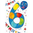 C50 BOYS 6TH BIRTHDAY WORDPLAY  6S