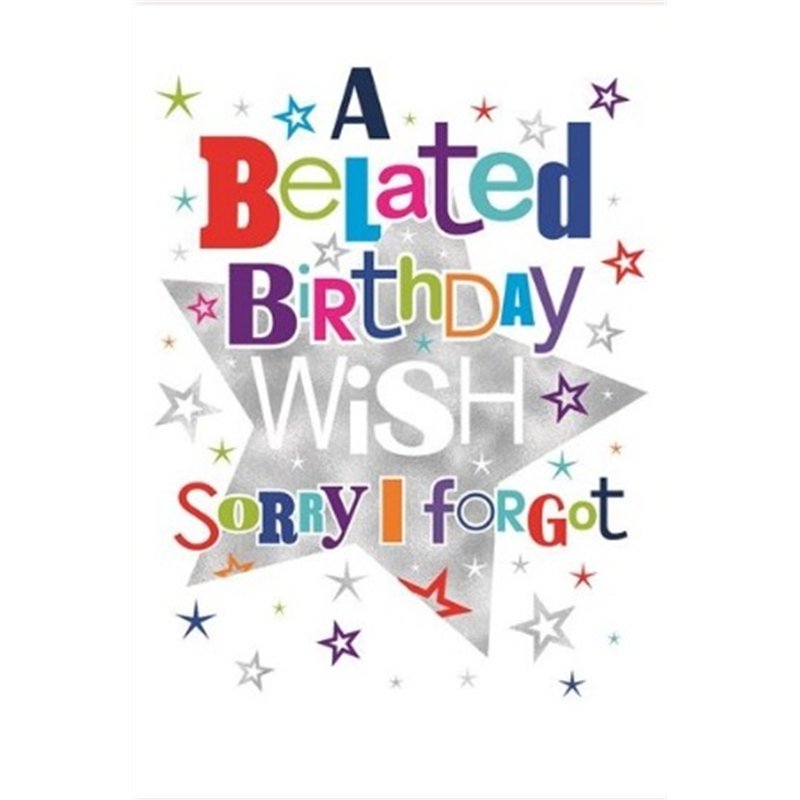 C50 BELATED BIRTHDAY WORDPLAY  6S