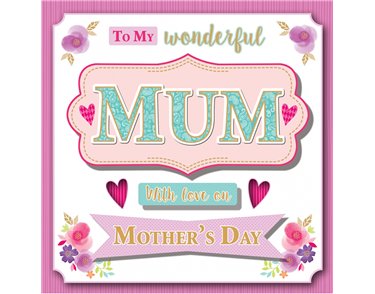 31cm BOXED MUM MOTHER'S DAY