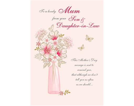 C75 MUM FROM SON & DIL MOTHER'S DAY 6S