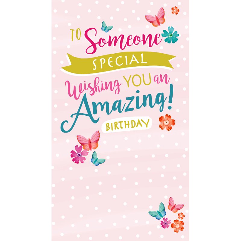 C125 XLG FEMALE SOMEONE SPECIAL BIRTHDAY 6S