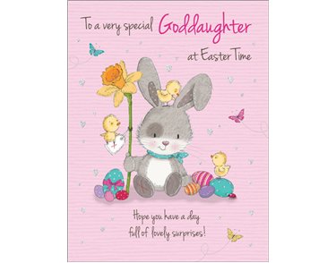 8x6in GODDAUGHTER EASTER (UNWRAPPED) 6S