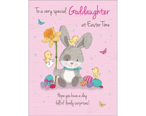 8x6in GODDAUGHTER EASTER (UNWRAPPED) 6S