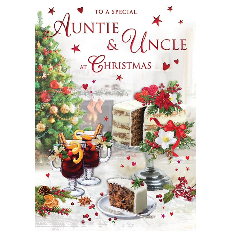C75 AUNTIE & UNCLE SPECIAL THOUGHTS XMAS 6S