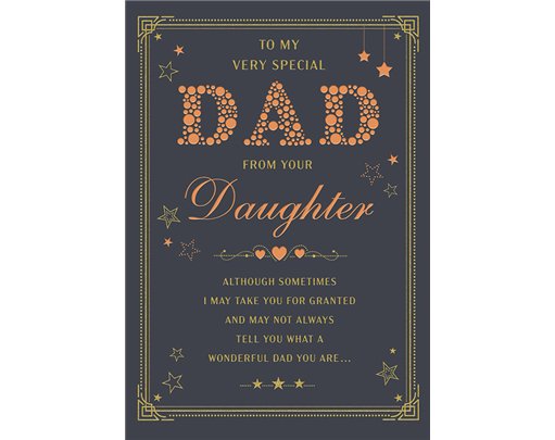 C75 DAD FROM DAUGHTER ETERNAL FATHERS DAY 6S