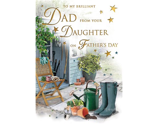 C75 DAD FROM DAUGHTER SPECIAL THOUGHTS FATHERS DAY 6S
