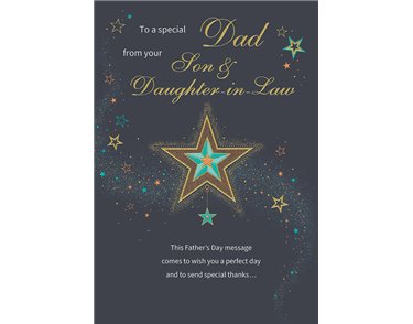C75 DAD FROM SON & DIL ETERNAL FATHERS DAY 6S