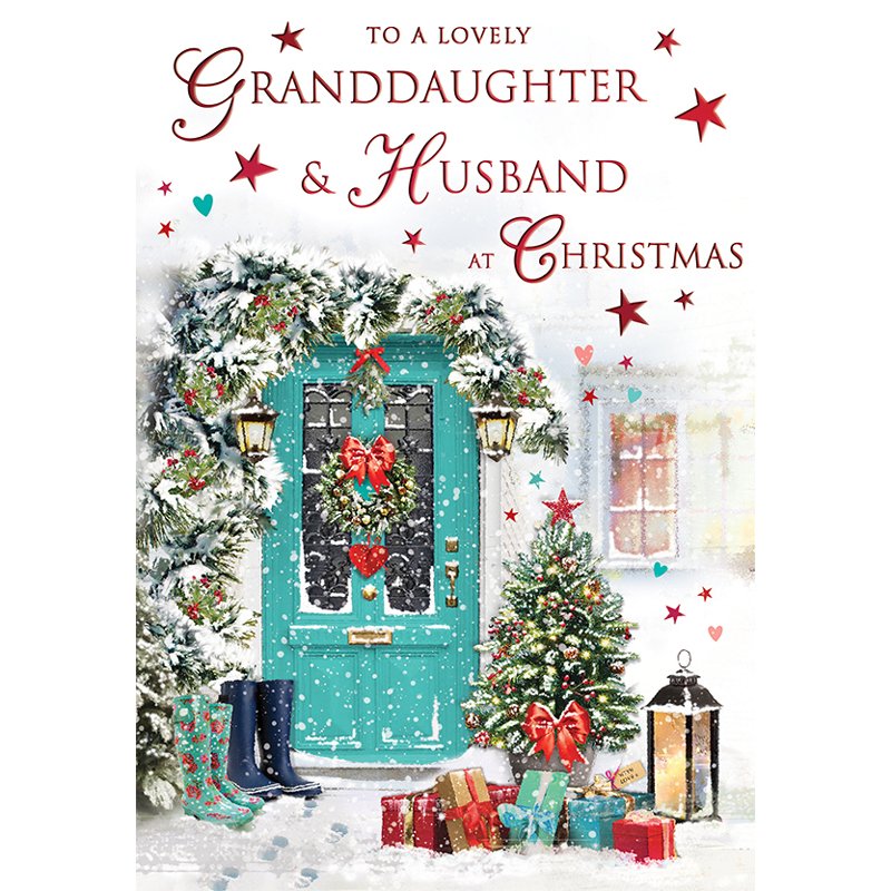 C75 GRANDDAUGHTER & HUSBAND SPECIAL THOUGHTS XMAS 6S