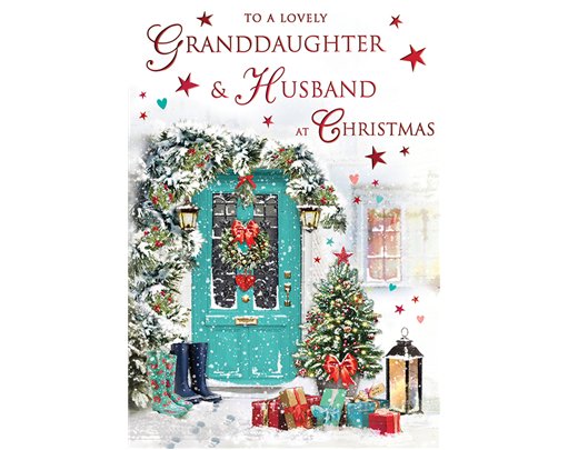 C75 GRANDDAUGHTER & HUSBAND SPECIAL THOUGHTS XMAS 6S