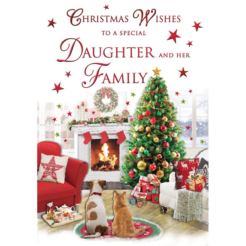 C75 DAUGHTER & FAMILY SPECIAL THOUGHTS XMAS 6S
