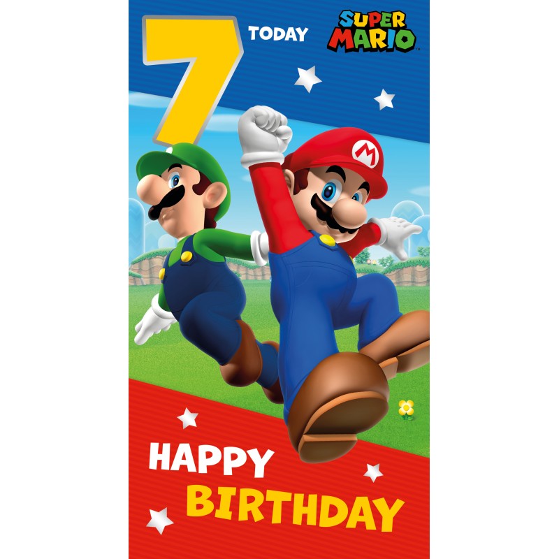 Super Mario 7 Today Happy Birthday