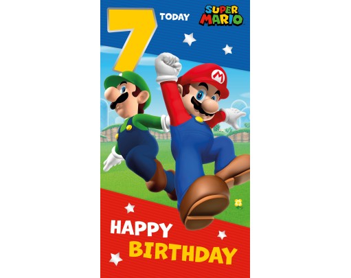 Super Mario 7 Today Happy Birthday