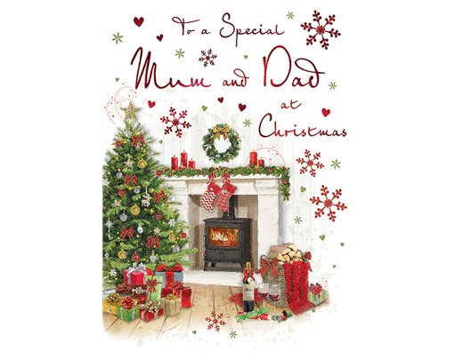 C75 MUM & DAD CHERISHED MOMENTS XMAS 6S