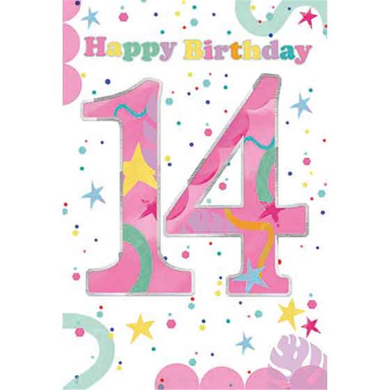 C50 14TH BIRTHDAY GIRL WORDPLAY 6S
