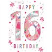 C50 16TH BIRTHDAY GIRL WORDPLAY 6S