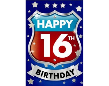 C50 16TH BIRTHDAY BOY WORDPLAY 6S