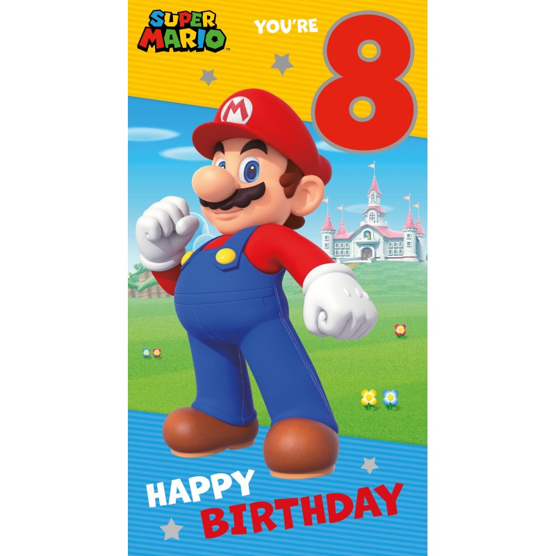 Super Mario 8 Today Happy Birthday