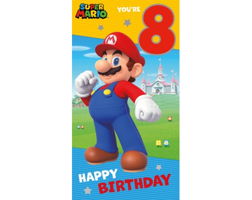 Super Mario 8 Today Happy Birthday