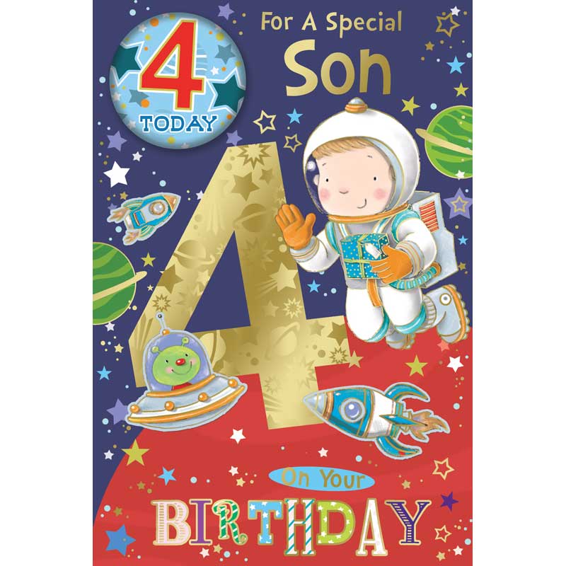 C75 SON AGE 4 BADGED CARD 6S