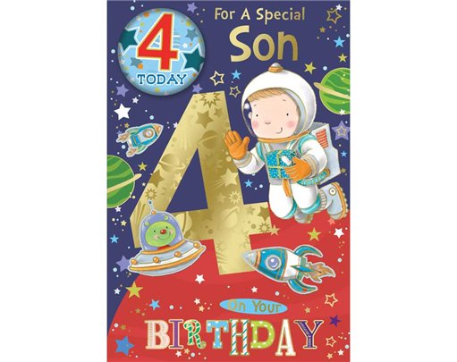 C75 SON AGE 4 BADGED CARD 6S