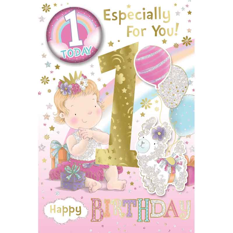 C75 AGE 1 GIRL BADGED CARD 6S