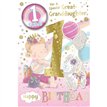 C75 GREAT GRANDDAUGHTER AGE 1 BADGED CARD 6S