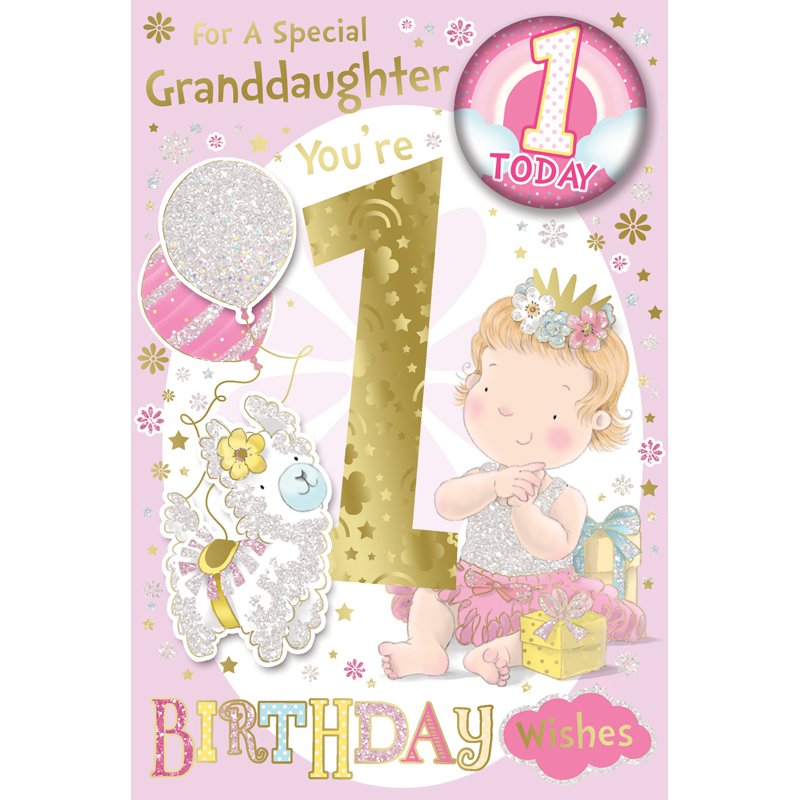 C75 GRANDDAUGHTER AGE 1 BADGED CARD 6S