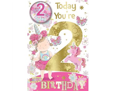 C75 AGE 2 GIRL BADGED CARD 6S