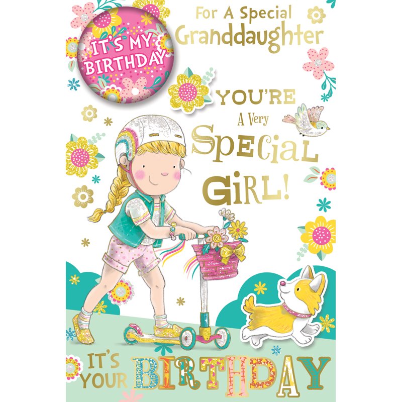 C75 GRANDDAUGHTER JUV BADGED CARD 6S