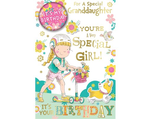 C75 GRANDDAUGHTER JUV BADGED CARD 6S