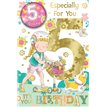 C75 AGE 5 GIRL BADGED CARD 6S