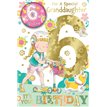 C75 GRANDDAUGHTER AGE 6 BADGED CARD 6S