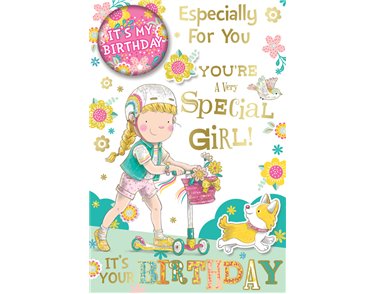 C75 OPEN GIRL BADGED CARD 6S
