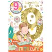 C75 AGE 9 GIRL BADGED CARD 6S