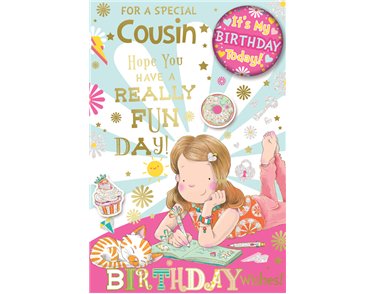 C75 COUSIN GIRL BADGED CARD 6S