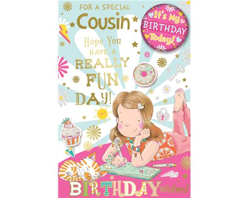 C75 COUSIN GIRL BADGED CARD 6S