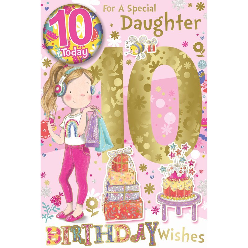 C75 DAUGHTER AGE 10 BADGED CARD 6S