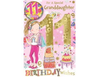 C75 GRANDDAUGHTER AGE 11 BADGED CARD 6S