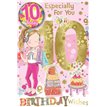 C75 AGE 10 GIRL BADGED CARD 6S