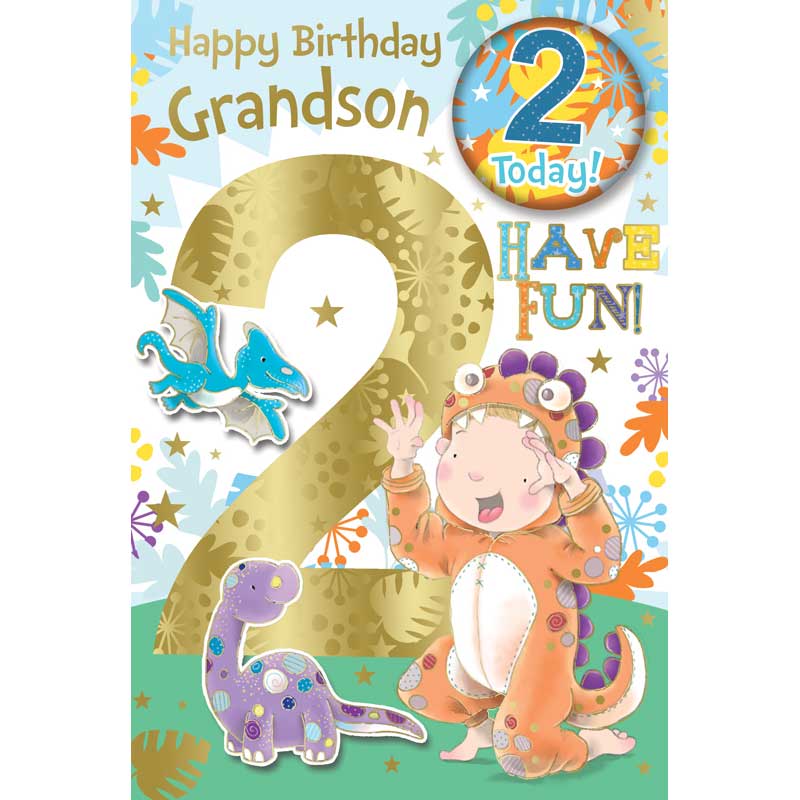 C75 GRANDSON AGE 2 BADGED CARD 6S