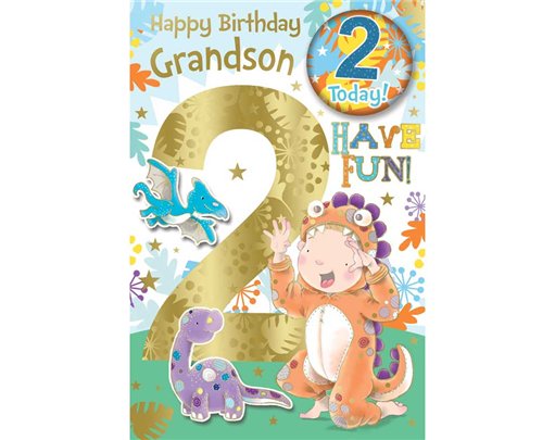 C75 GRANDSON AGE 2 BADGED CARD 6S