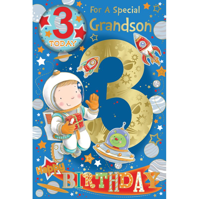 C75 GRANDSON AGE 3 BADGED CARD 6S