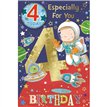 C75 AGE 4 BOY BADGED CARD 6S