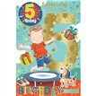 C75 AGE 5 BOY BADGED CARD 6S