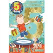 C75 GREAT GRANDSON AGE 5 BADGED CARD 6S