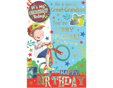 C75 GREAT GRANDSON BADGED CARD 6S