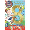 C75 GRANDSON AGE 8 BADGED CARD 6S