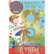 C75 AGE 8 BOY BADGED CARD 6S