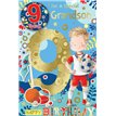 C75 GRANDSON AGE 9 BADGED CARD 6S